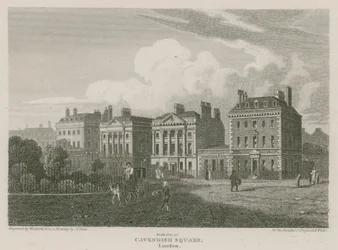North side of Cavendish Square, London