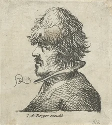 Portrait Bust of a Man with Fisherman