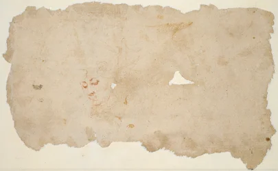 Hagar and the Angel (recto); Sketch of the Face of a Woman (verso)