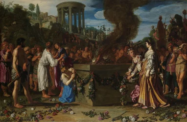 Orestes and Pylades Disputing at the Altar (Euripides, Iphigenia in Tauris)