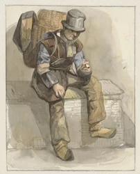 Seated Peddler