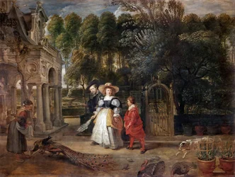 Rubens and Helene Fourment in the Garden
