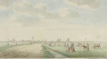 View of Kampen from the Land Side
