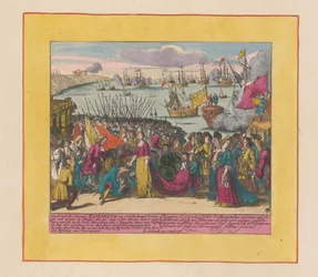 Arrival of Princess Elisabeth Christine of Wolfenbüttel in Mutaro, 1708