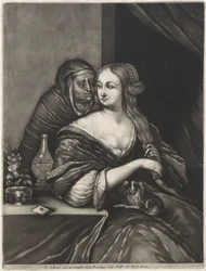 Young Woman and a Matchmaker