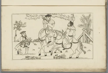 Chinese Landscape with Two Riders, First Part (series title)