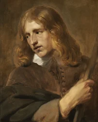 A Young Man Holding a Staff, 1640