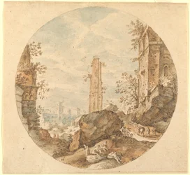 Travellers Among Roman Ruins