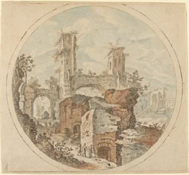 Travellers among Roman Ruins