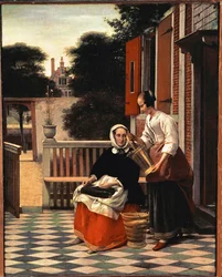 A Lady and Her Servant