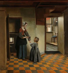 Woman with a Child in a Pantry, c. 1656-60