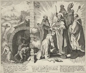 Catherine Praying / Vision of Catherine / Catherine Becomes a Dominican