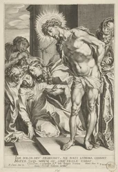 Christ with Crown of Thorns and Weeping Mary