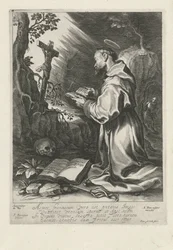 Saint Francis Kneeling before Crucifix