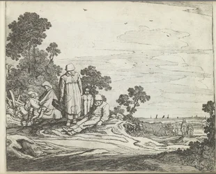 Landscape with Riders