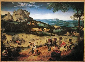 The Hay Harvest, from the Series of Six Paintings The Seasons