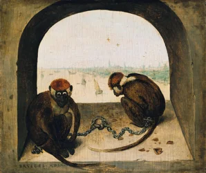 Two Chained Monkeys