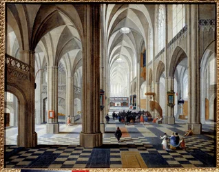 Interior of Antwerp Cathedral