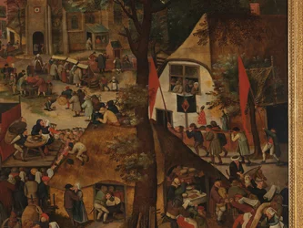 A Village Festival, With a Theatrical Performance and a Procession in Honour of St Hubert and St Anthony