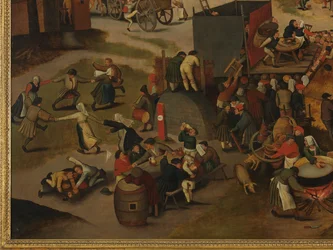 A Village Festival, With a Theatrical Performance and a Procession in Honour of St Hubert and St Anthony