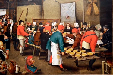 Wedding Feast (or Peasant Wedding) by Pieter Brueghel the Younger