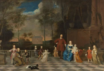 The Amsterdam Merchant Jeremias van Collen with his Wife and their Twelve Children