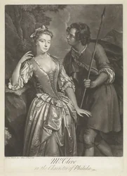 Actress Catherine Clive in the Role of Phillida