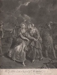 Mrs. Cibber as Cordelia in King Lear, Act III