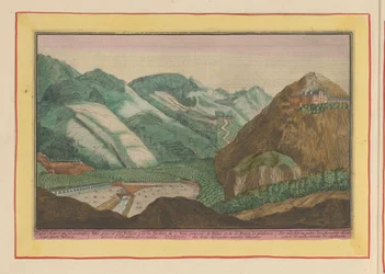 View of the Palace and Gardens of the Moorish Kings in Granada