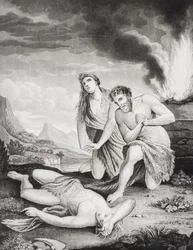 Abel Murdered by His Brother Cain