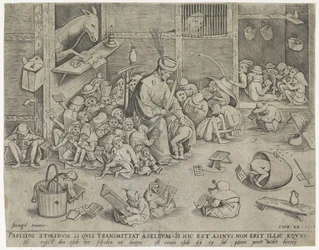 The Donkey in School