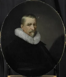Portrait of Cornelis Jansz Hartigsvelt, Director of the Rotterdam Chamber of the Dutch East India Company, elected 1639