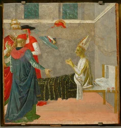 Saint Jerome resuscitating Cardinal Andrea