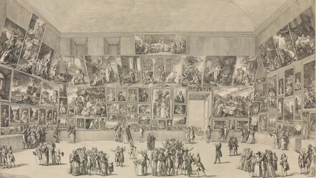 View of the Salon of 1785