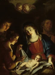 The Madonna Adoring the Infant Christ