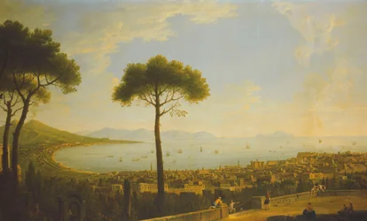 A Panoramic View of Naples, the Bay of Naples, Portici, Vesuvius, the Sorrento Peninsula and Capri from the Conocchia