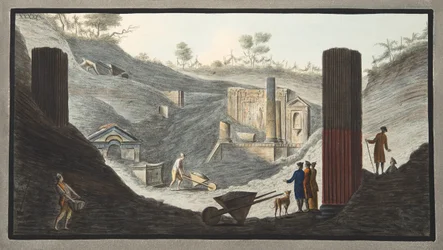 Early Excavations at Herculaneum, from 