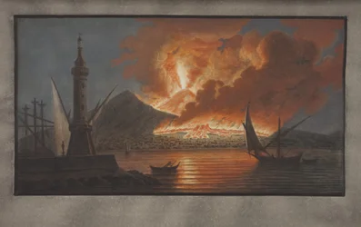 Plate VI from Campi Phlegraei: Observations of the Volcanoes of the Two Sicilies by William Hamilton