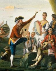 Scenes of Everyday life in a Cave in Posillipo (detail)