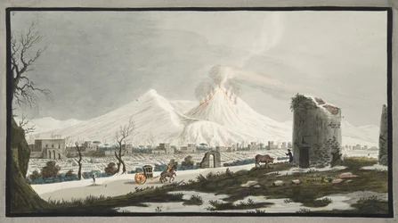 Vesuvius in Snow, plate V from 
