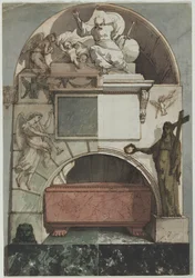 Design for a Fresco of an Artist