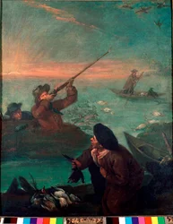 Duck Hunting in the Lagoon