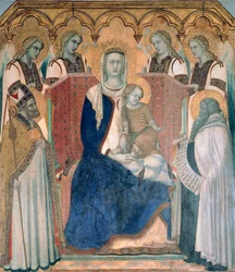 Madonna and Child, Saints and Angels