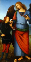 The Virgin and Child with an Angel, the Archangel Raphael with Tobias and the Archangel Michael (detail)