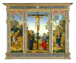 The Crucifixion with the Virgin, Saint John, Saint Jerome, and Saint Mary Magdalene, c.1482-1485