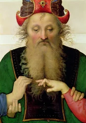 The Marriage of the Virgin (detail)
