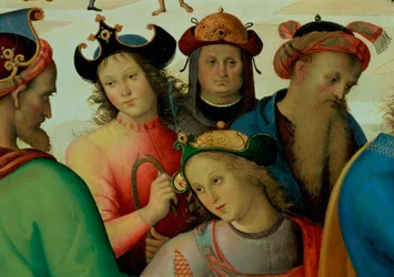 The Marriage of the Virgin (detail)
