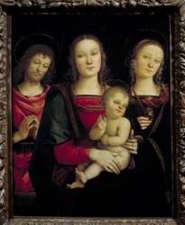 The Virgin and Child Surrounded by Saint John the Baptist and Saint Catherine