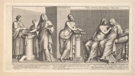 Aldobrandini Wedding (left part)