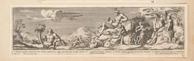 Allegory of the Route Between Rome and Florence (History of Emperor Constantine)